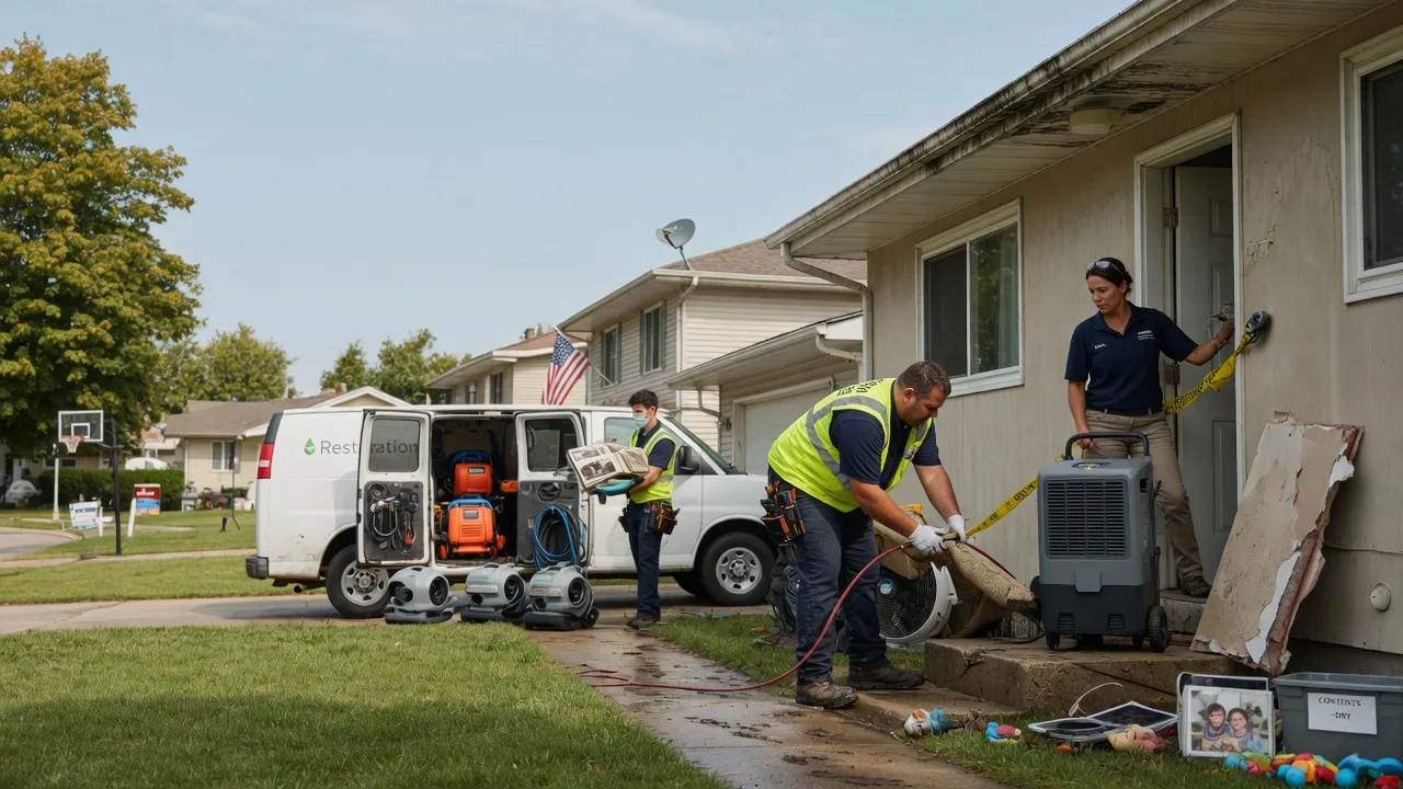 Water Damage Restoration in Rosharon, TX near me